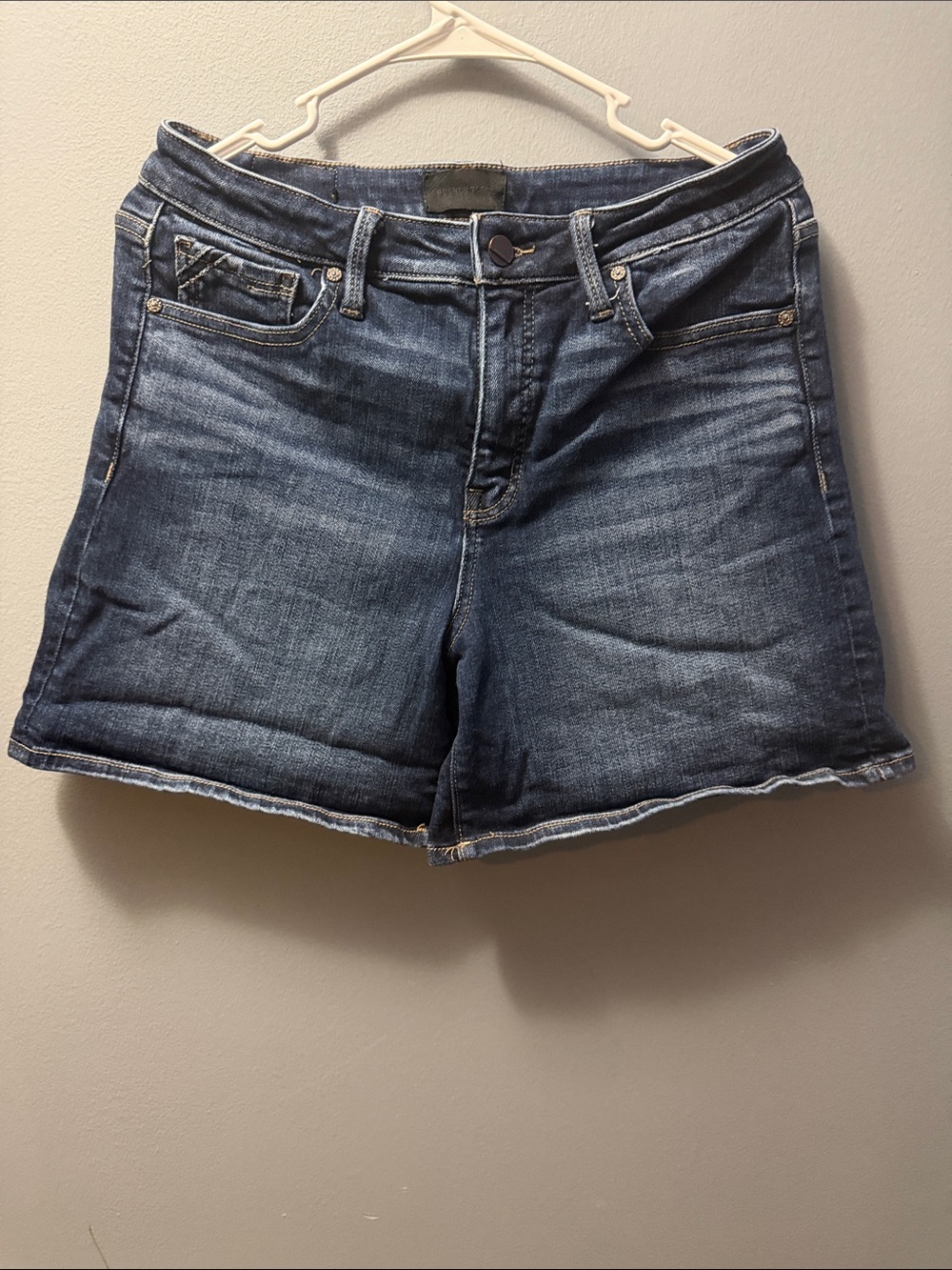 Buckle Black Classic Dark Blue Denim Women’s Shorts